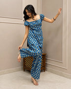 Teena Puff Sleeve Farshi Set